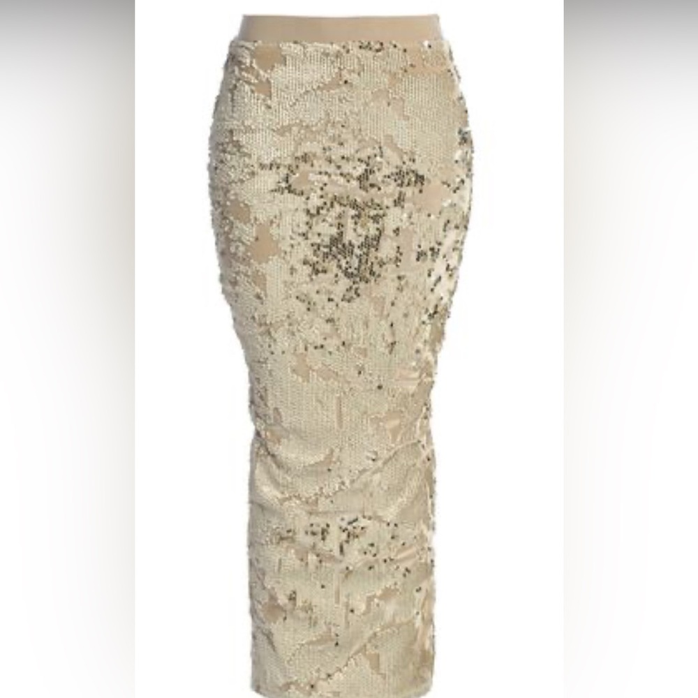 Elegant Sequin Strap skirt